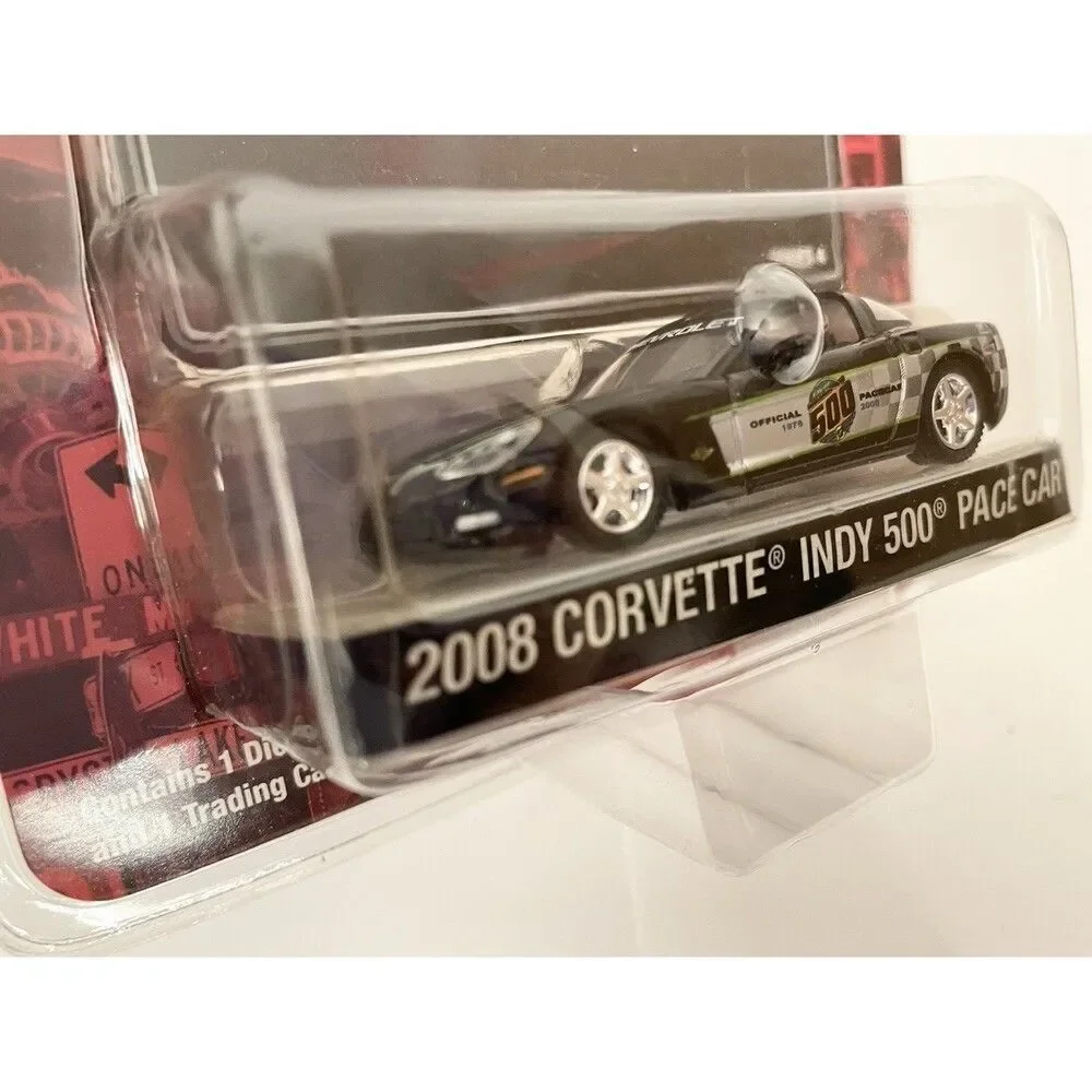 NEW 2008 CORVERTTE Collection INDY 500 PACE Die Cast Car 1:64 Greenlight SE Blac